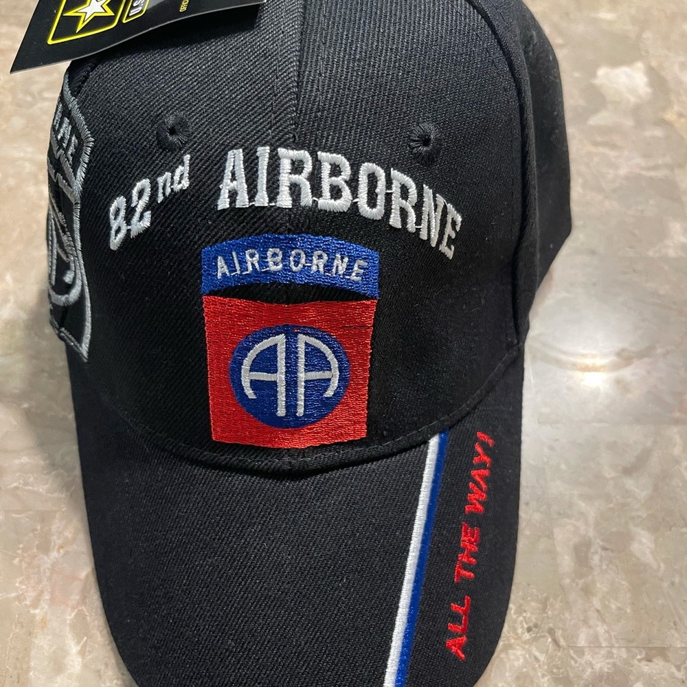 US  82nd Airborne Division Cap Black